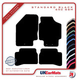 Kia Rio 2009-2011 Black Tailored Carpet Car Mats HITECH