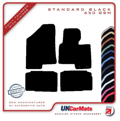 Kia Sportage 2010-2015 Black Tailored Carpet Car Mats HITECH