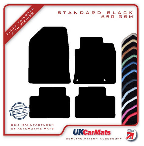 Kia Xceed Manual 2019 onwards Black Tailored Carpet Car Mats HITECH