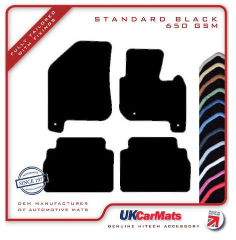 Kia Soul EV 2016-2020 Black Tailored Carpet Car Mats HITECH