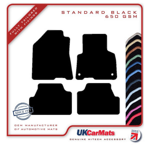 Kia Soul EV 2020 onwards Black Tailored Carpet Car Mats HITECH