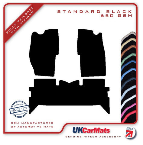 Land Rover Range Rover 1979-1995 Black Tailored Carpet Car Mats HITECH