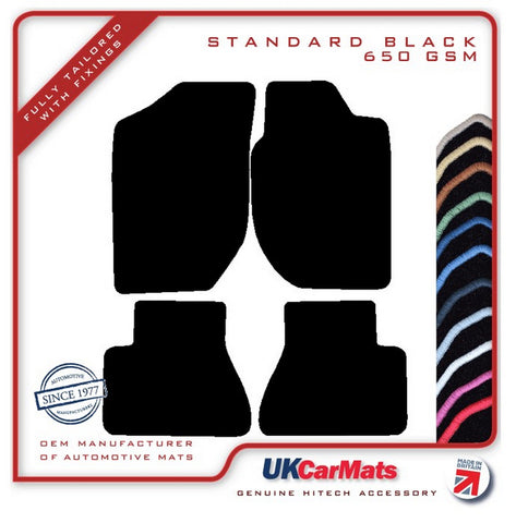 Land Rover Freelander 1997-2003 Black Tailored Carpet Car Mats HITECH