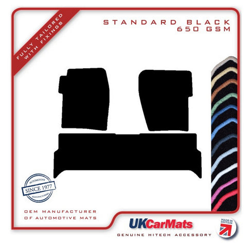 Land Rover Discovery  1998-2004 Black Tailored Carpet Car Mats HITECH