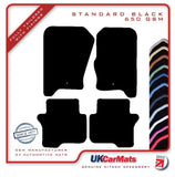 Land Rover Discovery 4 (Fixings Fronts Only) 2009-2016 Black Tailored Carpet Car Mats HITECH