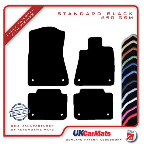 Lexus GS300H 2014 onwards Black Tailored Carpet Car Mats HITECH