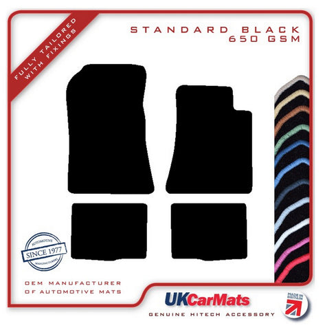 Mercedes SL (R129) 2 Seater 1989-2001 Black Tailored Carpet Car Mats HITECH