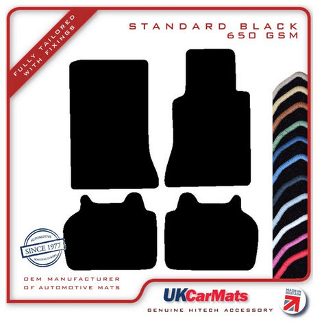 Mercedes E Class (W124) Saloon / Estate 1984-1996 Black Tailored Carpet Car Mats HITECH