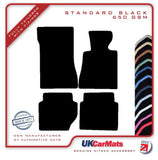 Mercedes E Class (W123) Saloon / Estate SWB 1975-1985 Black Tailored Carpet Car Mats HITECH