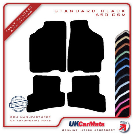 Mazda MX6 1992-1998 Black Tailored Carpet Car Mats HITECH