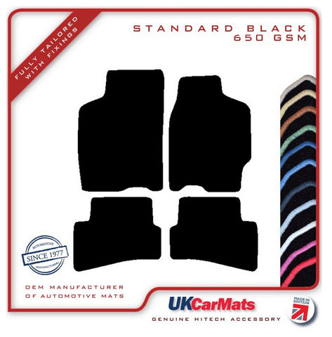 Mazda 626 1992-1997 Black Tailored Carpet Car Mats HITECH