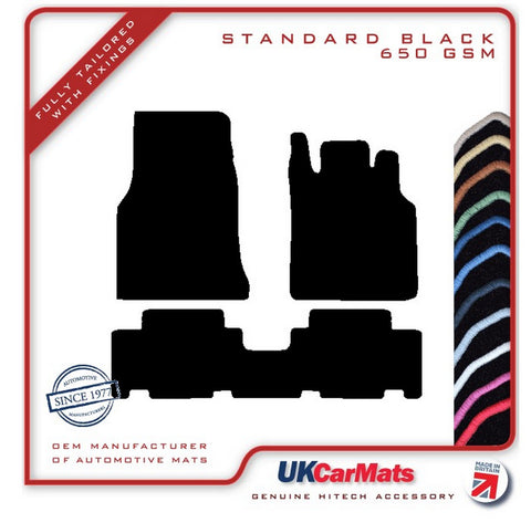 Mercedes A Class (W168) SWB 1998-2004 Black Tailored Carpet Car Mats HITECH