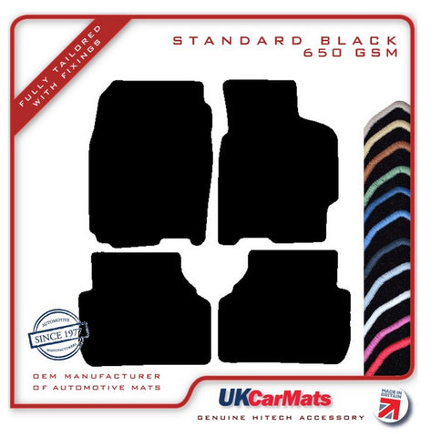 Mazda Premacy 1999-2001 Black Tailored Carpet Car Mats HITECH