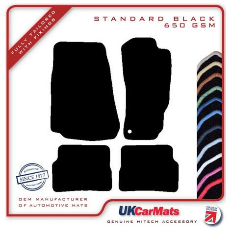 Mazda RX8 2004-2010 Black Tailored Carpet Car Mats HITECH