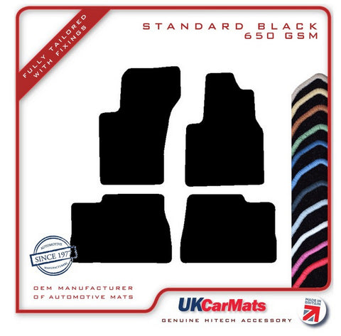 Mercedes M Class (W163) 1998-2005 Black Tailored Carpet Car Mats HITECH