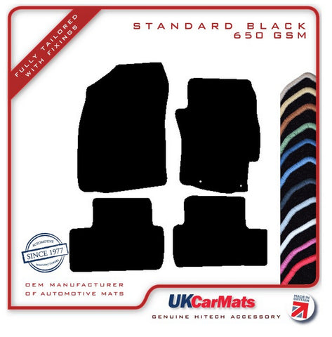 Mitsubishi Lancer Automatic 2008-2017 Black Tailored Carpet Car Mats HITECH