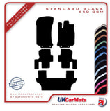 Mercedes R-Class W251 SWB 2006-2013 Black Tailored Carpet Car Mats HITECH