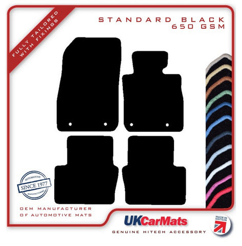 Mazda CX-3 2015 onwards Black Tailored Carpet Car Mats HITECH