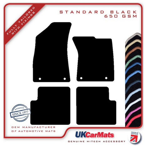 MG ZS Manual 2017-2024 Black Tailored Carpet Car Mats HITECH