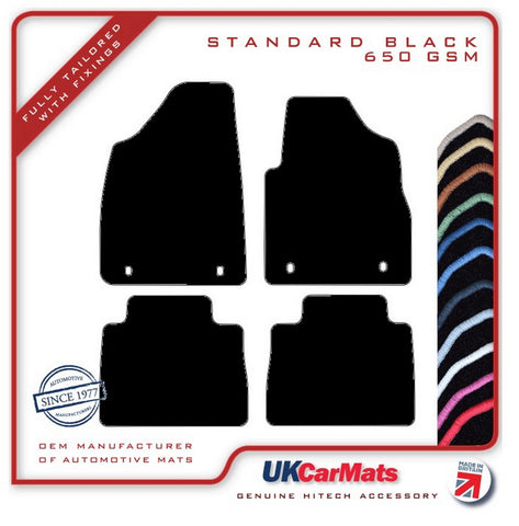 MG HS 2019-2024 Black Tailored Carpet Car Mats HITECH