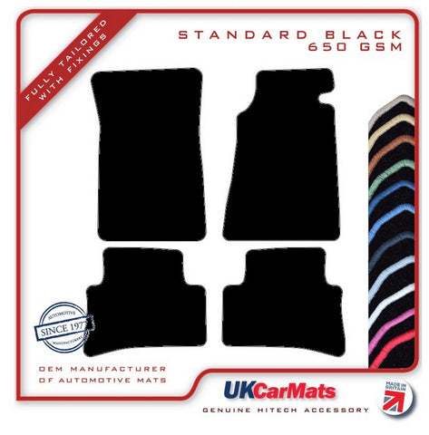 Mercedes C Class (W202) C 36 Amg 1995-1997 Black Tailored Carpet Car Mats HITECH