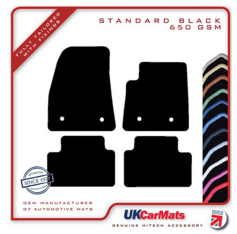 MG 5 EV 2020 onwards Black Tailored Carpet Car Mats HITECH