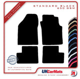Nissan Sunny 5dr 1991-1995 Black Tailored Carpet Car Mats HITECH