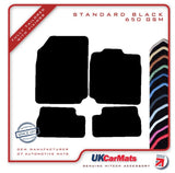 Nissan Micra Mk3 2002-2008 Black Tailored Carpet Car Mats HITECH
