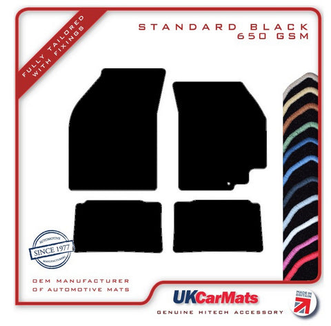 Nissan Pixo 2009-2014 Black Tailored Carpet Car Mats HITECH