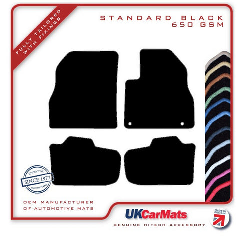 Nissan Leaf 2010-2013 Black Tailored Carpet Car Mats HITECH