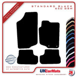 Peugeot 207 CC 2007 onwards Black Tailored Carpet Car Mats HITECH