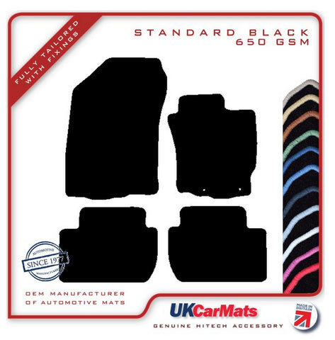 Peugeot 4007 2007-2012 Black Tailored Carpet Car Mats HITECH