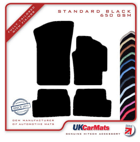 Renault Laguna 1993-1998 Black Tailored Carpet Car Mats HITECH