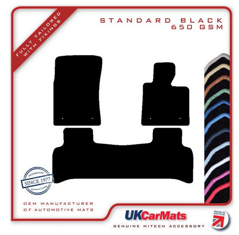 Land Rover Range Rover 2007-2010 Black Tailored Carpet Car Mats HITECH
