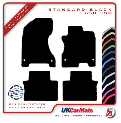 Renault Koleos 2008-2017 Black Tailored Carpet Car Mats HITECH