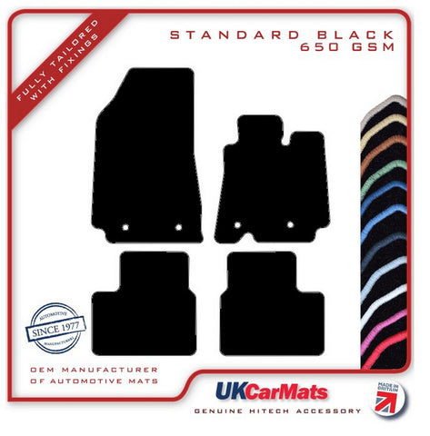 Renault Arkana 2021 onwards Black Tailored Carpet Car Mats HITECH