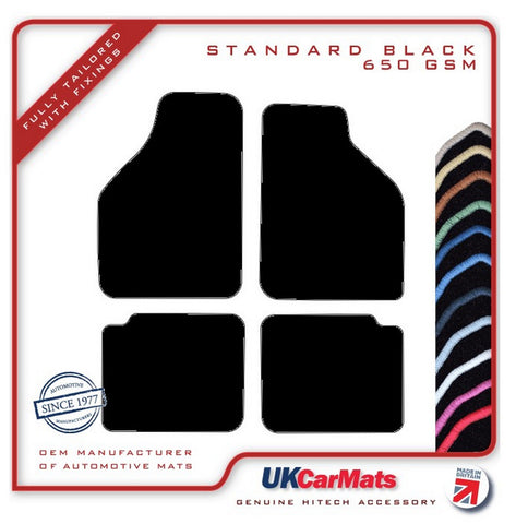 Rover Montego Estate / Maestro 1984-1991 Black Tailored Carpet Car Mats HITECH