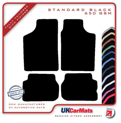 Suzuki Baleno  3dr 1996-2003 Black Tailored Carpet Car Mats HITECH