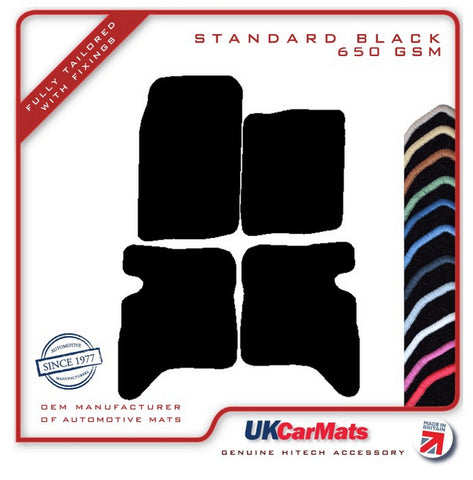Suzuki Grand Vitara 5dr 1998-2005 Black Tailored Carpet Car Mats HITECH