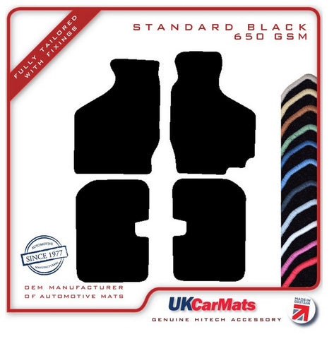 Suzuki Ignis 2000-2008 Black Tailored Carpet Car Mats HITECH