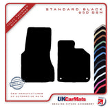 Smartcar Fortwo (453) 2014 onwards Black Tailored Carpet Car Mats HITECH