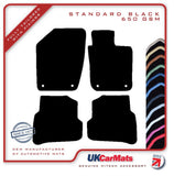 Skoda Fabia 2015-2021 Black Tailored Carpet Car Mats HITECH