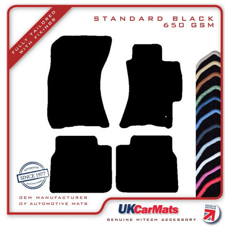 Subaru Legacy 2004-2009 Black Tailored Carpet Car Mats HITECH