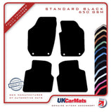 Skoda Roomster 2007-2015 Black Tailored Carpet Car Mats HITECH