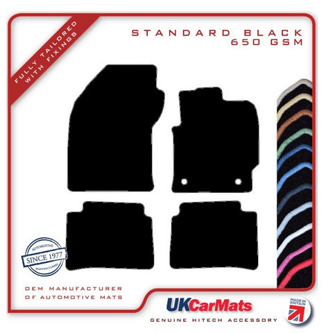 Suzuki Swace 2018 onwards Black Tailored Carpet Car Mats HITECH