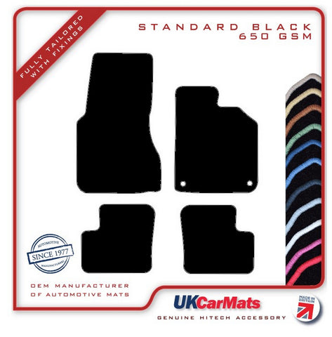 Smartcar Forfour (453) 2014 onwards Black Tailored Carpet Car Mats HITECH