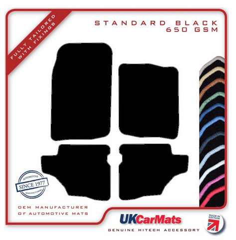 Suzuki Grand Vitara 3Dr 1998-2005 Black Tailored Carpet Car Mats HITECH