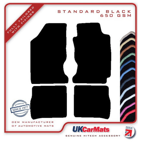 Toyota Carina E 1992-1997 Black Tailored Carpet Car Mats HITECH