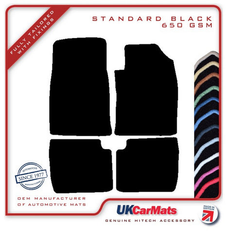 Toyota Camry 1997-2008 Black Tailored Carpet Car Mats HITECH