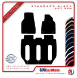 Tesla Model X 7 Seater 2015 onwards Black Tailored Carpet Car Mats HITECH